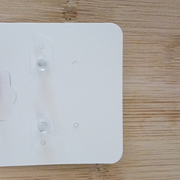 Silver Tone Topaz Faceted Tear Drop Post Earrings - Picture 5 of 6